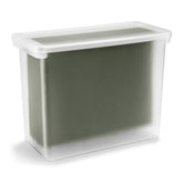Plastic File Crate with Lid